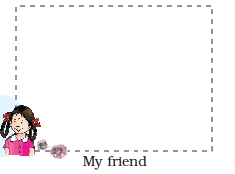 A blank rectangle for pasting a picture.