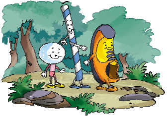 A bubble, a straw and a shoe in a forest.