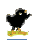 A chick of black color.