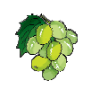 A bunch of grapes