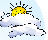 The Sun is shining brightly in the sky.