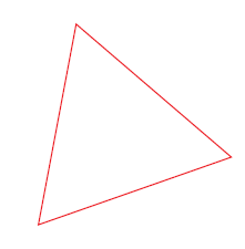 A big triangle.