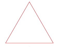 A big triangle.