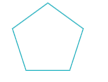 The smallest five sided figure in the row.