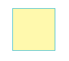 The smallest square in the row.