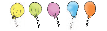 Five balloons