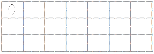 Twenty one empty square boxes, zero to be written in each box.
