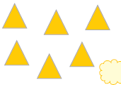 Six triangles.