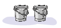 Two buckets.
