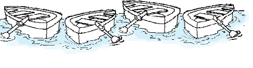 There are five boats in water.