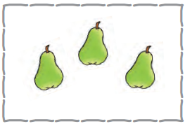Three pears.