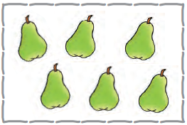 Six pears.