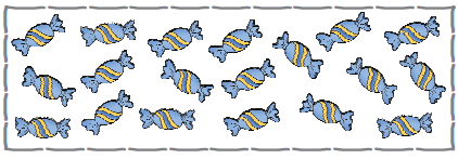 There are nineteen toffees.