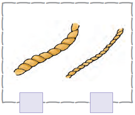 The first image shows a thick rope and the second image shows a thinner rope.