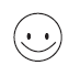 A happy face.