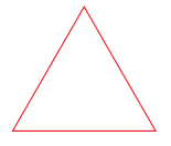 एक छोटा त्रिभुज 