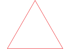 एक बहुत बड़ा त्रिभुज 