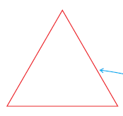 एक बड़ा त्रिभुज 