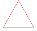 एक छोटा त्रिभुज 