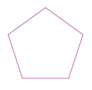 एक पांच तरफा बंद आकार 