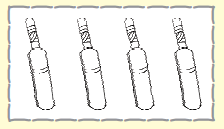 चार बल्ले। 