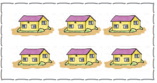 एक झोपड़ी के बाद एक झोंपड़ी, उसके बाद एक झोंपड़ी, उसके बाद एक झोंपड़ी, उसके बाद एक झोंपड़ी, उसके बाद दो और झोंपड़ी। 