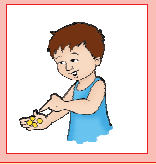 दूसरा लड़का उसे तीन कैंडी देता है