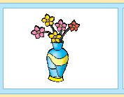 एक गमले  में पांच फूल। 