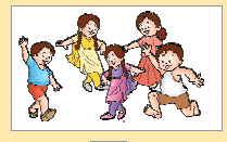 पांच बच्चे। 