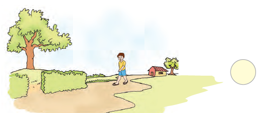 एक लड़का चल रहा है 