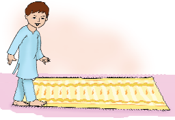 एक लड़का दस फुट लंबे कालीन पर चल रहा है। 