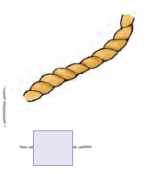 एक मोटी रस्सी 