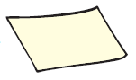 A rectangle shaped sheet of paper.