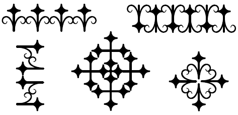 Five different patterns are given, out of which four are formed using the figure given above.