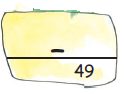 A number is to be subtracted from another such that the result is forty nine.