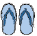 A pair of chappals.