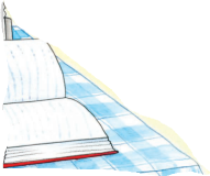 एक खुली हुई किताब।