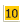Square with number 10 written.
