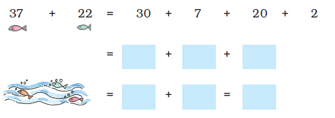 A calculation shown in the image. 37+22=30+7+20+2