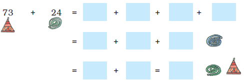 A question to be solved. 73+24