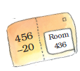 A letter with 456-20 and Room 436 written on it.