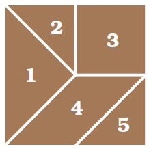 5-piece tangram