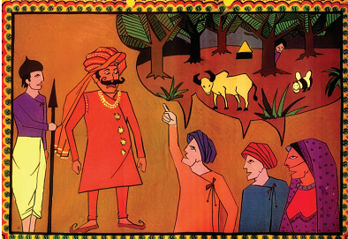 Few people talking to the King. 