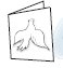 Picture of a dove on the card.
