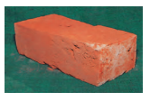 Image of a brick taken from one side.