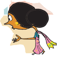 Woman is explaining time to the boy. 