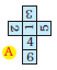 Image A- An open box with numbers 3,1,4,6 written in a vertical line and to the left of 1, number 2 and right of 1, number 5 is written.  