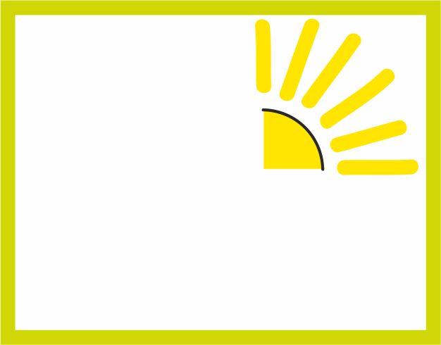 A picture has only a quarter made showing the Sun. 