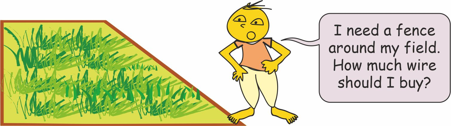 Farmer looking at his field.  