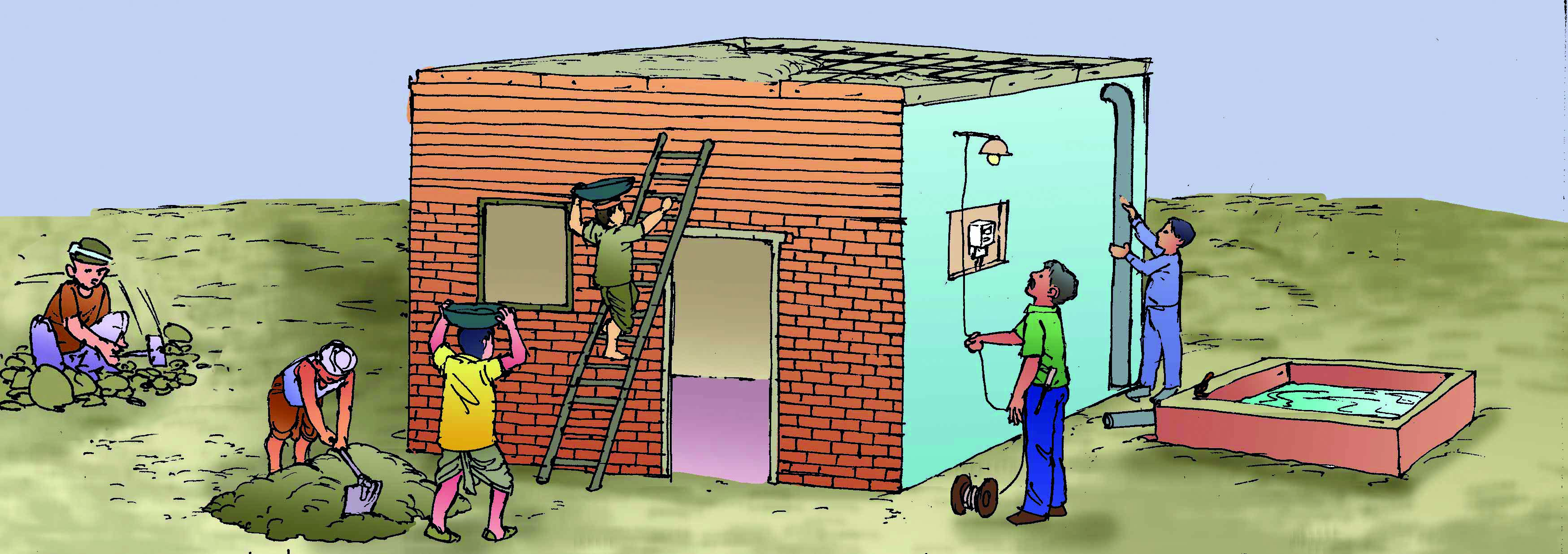 A construction site.